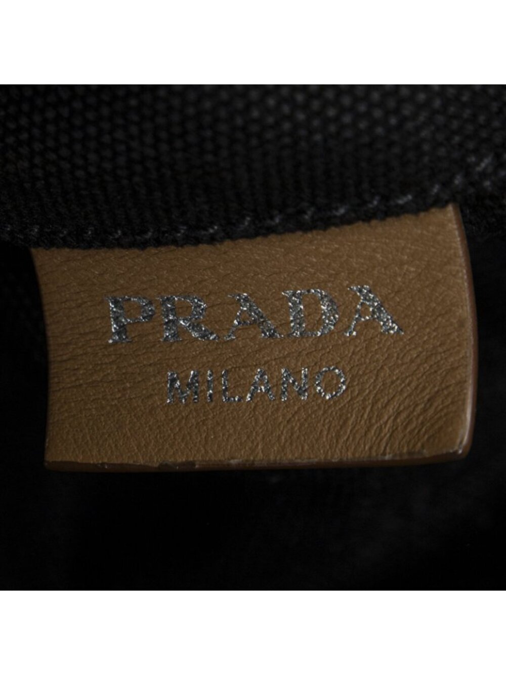 Prada GST Tote Black Canapa Canvas - Picture 11 of 11